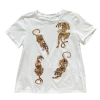 Shop Queen Of Sparkles 4 Crawling Tigers Tee White