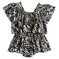 Shop Queen Of Sparkles Tiger Print Swing Shorts