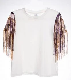 Shop Queen Of Sparkles Purple & Gold Spirit Shaker Tee Gameday