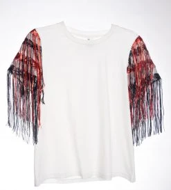 Shop Queen Of Sparkles Black & Red Spirit Shaker Tee