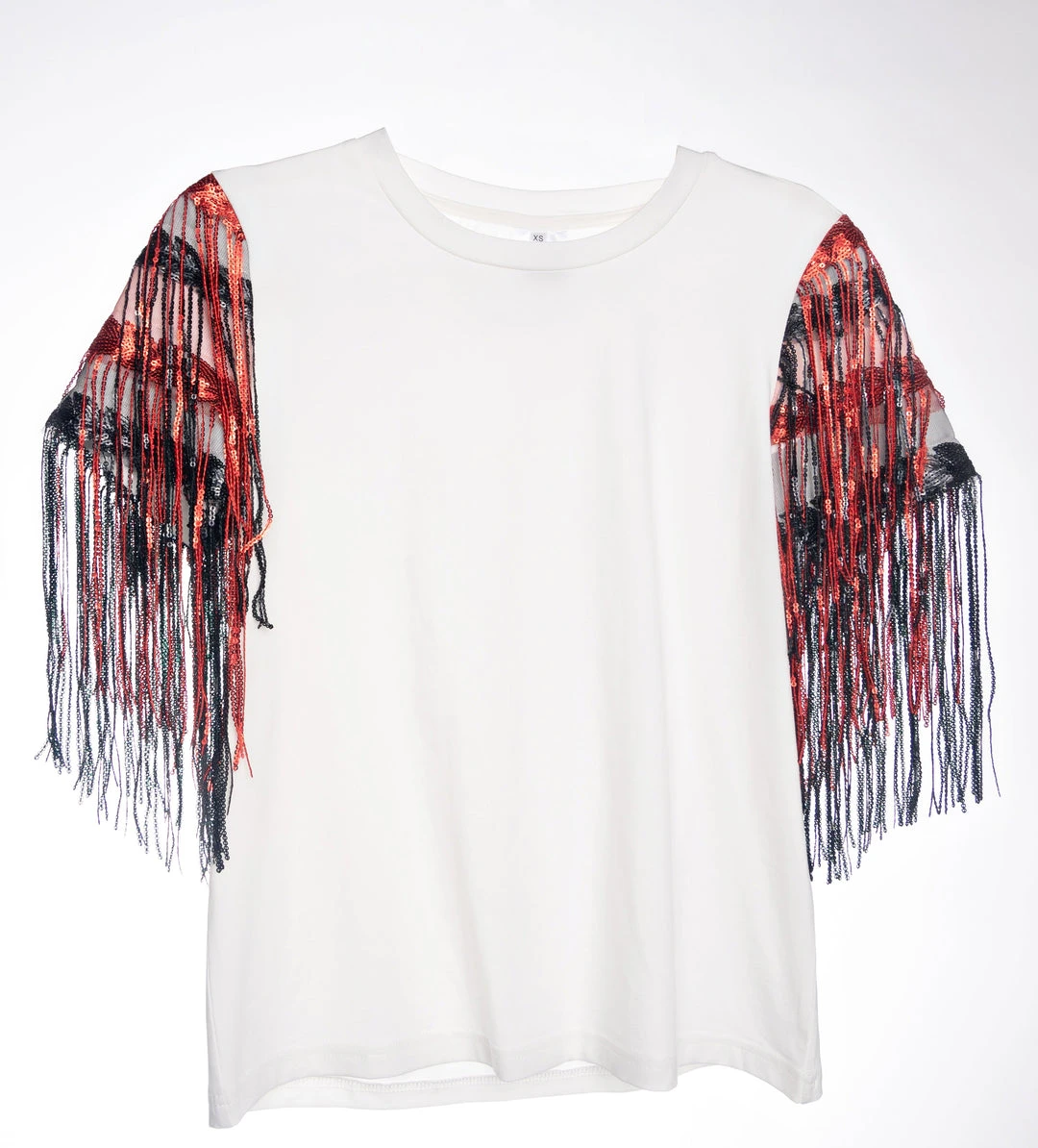 Shop Queen Of Sparkles Black & Red Spirit Shaker Tee 3 Shop Queen Of Sparkles Black & Red Spirit Shaker Tee