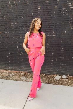 Queen Of Sparkles Candy Rhinestone Top Spring 2022