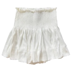 Shop Queen Of Sparkles White Pleat Swing Short Bridal Queen