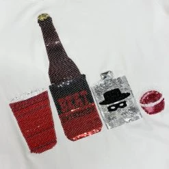 Shop Queen Of Sparkles Gameday Wreck Me Drink Tee