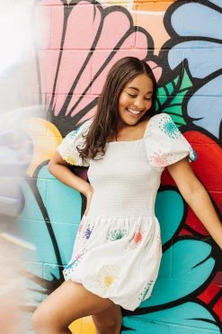 Queen Of Sparkles Pearl Cluster Bubble Dress 9 Queen Of Sparkles Pearl Cluster Bubble Dress