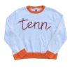 Queen Of Sparkles Glitter Script "Tenn" Long Sleeve Sweater