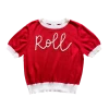 Shop Queen Of Sparkles Gameday Roll Sweater