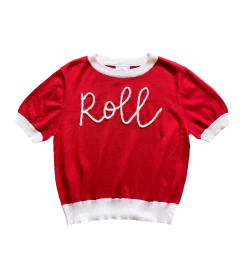 Shop Queen Of Sparkles Gameday Roll Sweater