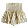 Shop Queen Of Sparkles White/Gold Swing Short Shorts 2 Shop Queen Of Sparkles White/Gold Swing Short Shorts
