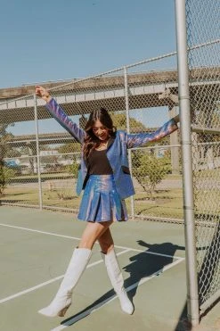 Queen Of Sparkles Copper Sequin Skort Skirts