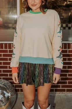 Shop Queen Of Sparkles Queen Of The Slopes Sweatshirt Sweatshirts