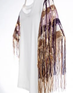 Shop Queen Of Sparkles Purple & Gold Spirit Shaker Tee Gameday