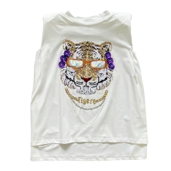 Shop Queen Of Sparkles Gameday Cool Tiger Tank