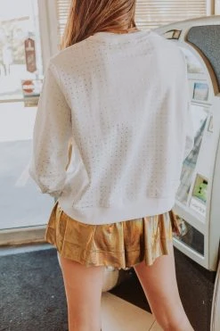 Queen Of Sparkles Christmas Cocktails Sweatshirt Sweatshirts