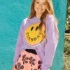 Queen Of Sparkles Queen Of The Week Tuesday Smiley Sweatshirt