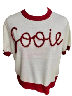 Shop Queen Of Sparkles "Sooie" Glitter Script Sweater Gameday