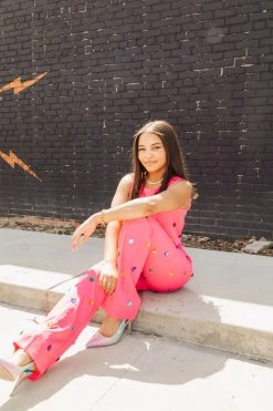 Queen Of Sparkles Spring 2022 Candy Rhinestone Pants