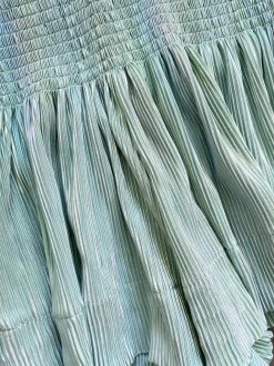 Shop Queen Of Sparkles Mint Pleat Swing Short Shorts