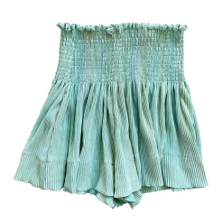 Shop Queen Of Sparkles Mint Pleat Swing Short Shorts