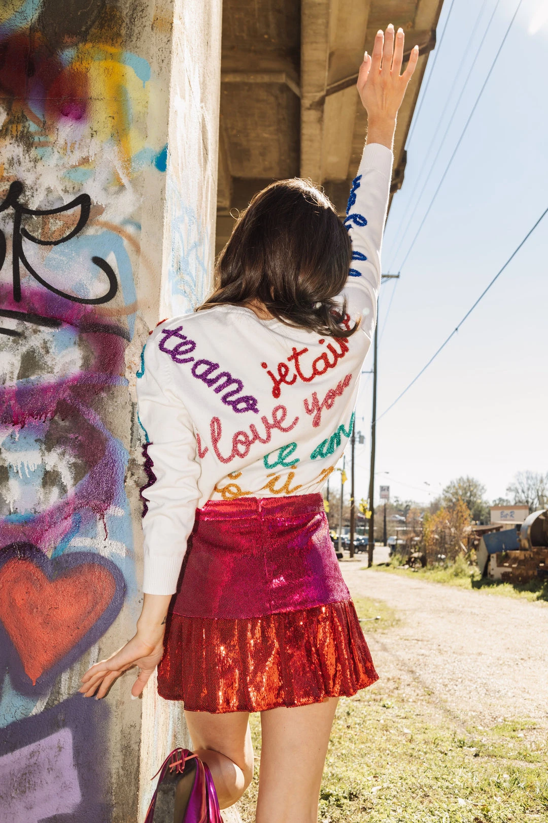 Queen Of Sparkles I Love You Glitter Script Sweater Bridal Queen 5 Queen Of Sparkles I Love You Glitter Script Sweater Bridal Queen