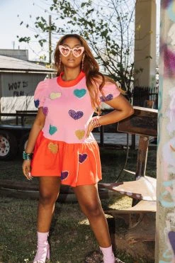 Queen Of Sparkles Pearly Heart Dress Dresses