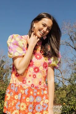 Queen Of Sparkles Colorblock Daisy Dress Spring 2022