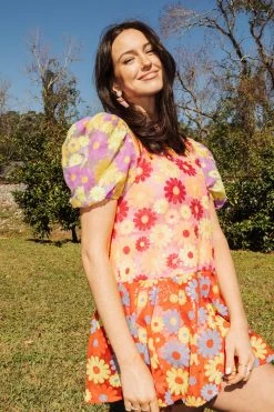 Queen Of Sparkles Colorblock Daisy Dress Spring 2022