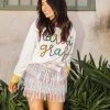 Queen Of Sparkles Mardi Gras Glitter Script Sweater Sweaters