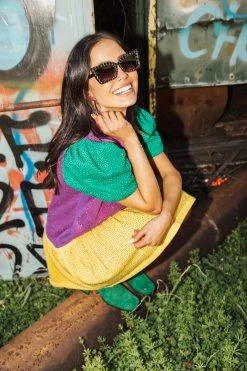 Queen Of Sparkles Dresses Mardi Gras Rhinestone Dress 9 Queen Of Sparkles Dresses Mardi Gras Rhinestone Dress