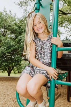 Queen Of Sparkles Kids Black Butterfly Swing Short Princess Of Sparkles