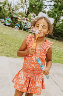 Queen Of Sparkles Princess Of Sparkles Kids Red Butterfly Ruffle Tank