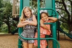 Queen Of Sparkles Kids Black Butterfly Ruffle Tank Princess Of Sparkles